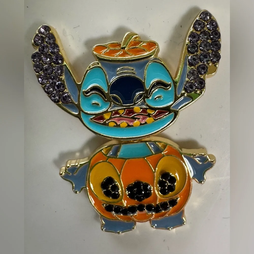 BaubleBar x Disney Stitch Earrings - Halloween Pumpkin